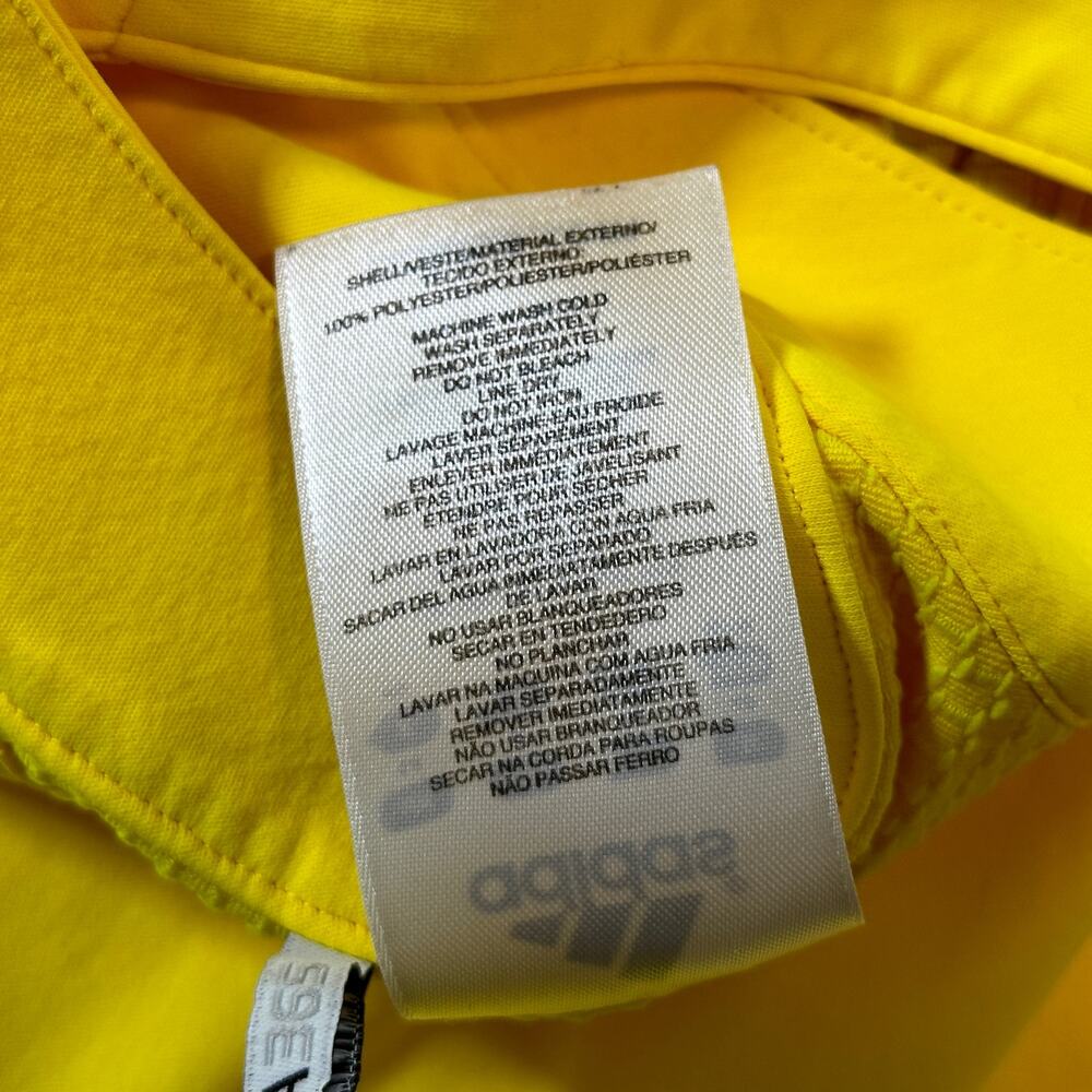 Adidas Yellow Yellow Racerback Tank | Womens Size M Climacool Workout Top - Picture 6 of 8